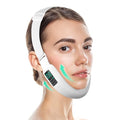 Intelligent Electric Double Chin and V-Shaped Face Machine with 8 Modes & 15 Adjustable Intensities - Women's V-Face Device - White