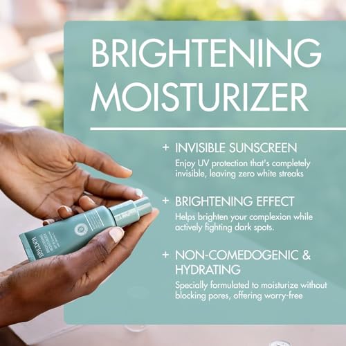 Bolden SPF 30 Brightening Face Moisturizer with Vitamin C | Broad Spectrum UVA/UVB Sunscreen | Applies Clear without Chalky Residue |1.0 FL Oz (Pack of 3)