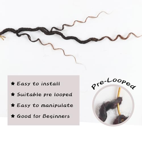 Vemet Goddess Locs Crochet Hair 10 Inch - 9 Packs, Synthetic Faux Locs for Natural, Full Style