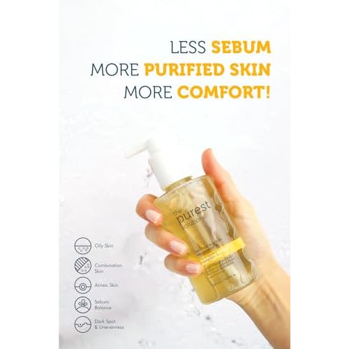 The Purest Solutions Exfoliating Salicylic Acid Cleanser Facial Cleanser (0.5% Salicylic Acid & 1% Niacinamide) - For Oily/Combination Skin - Reduces Pimples and Acne Prone - Vegan (6.76 fl. oz)