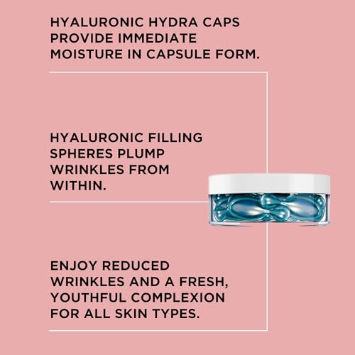 Moisturizing Anti-Wrinkle Hyaluronic Acid Capsules - Hydrating Face Serum, 21pcs