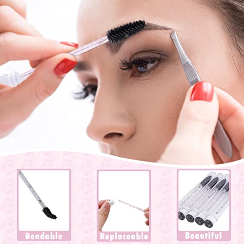 60PCS Lash Shampoo Bottles and Brushes Set for Lash Care - Black Variation
