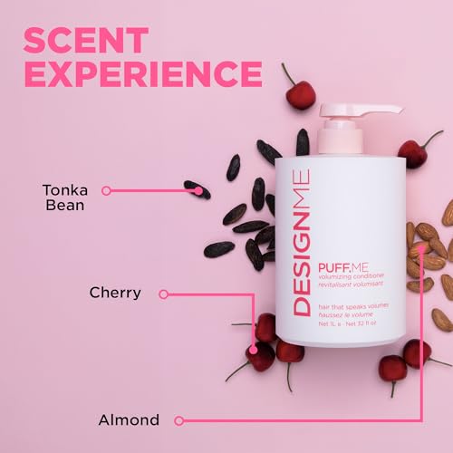 Volumizing Conditioner for Fine Hair - Hydrating & Color-Safe, Paraben & Sulfate Free | Design.Me Puff.ME