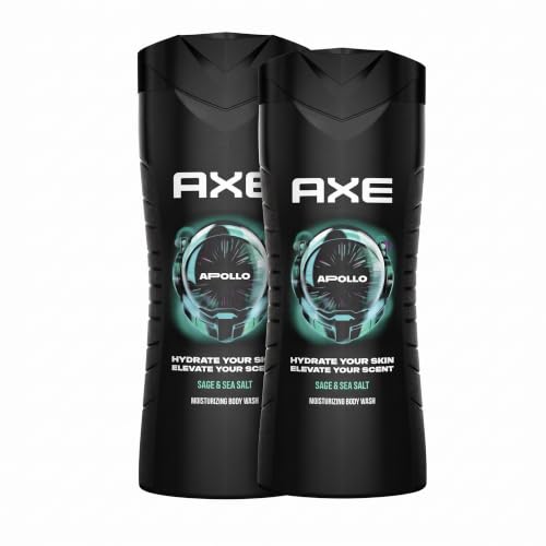 Men's Body Wash Apollo Sage Cedarwood 16 Fl Oz Pack of 8 - Long Lasting Freshness