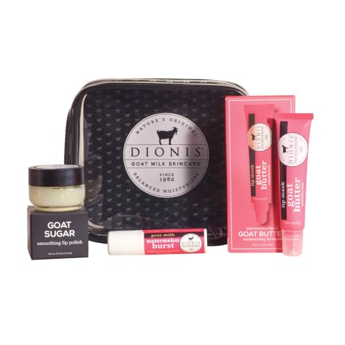 Dionis Watermelon Burst Goat Milk Lip Care Set - Travel 3 Pack