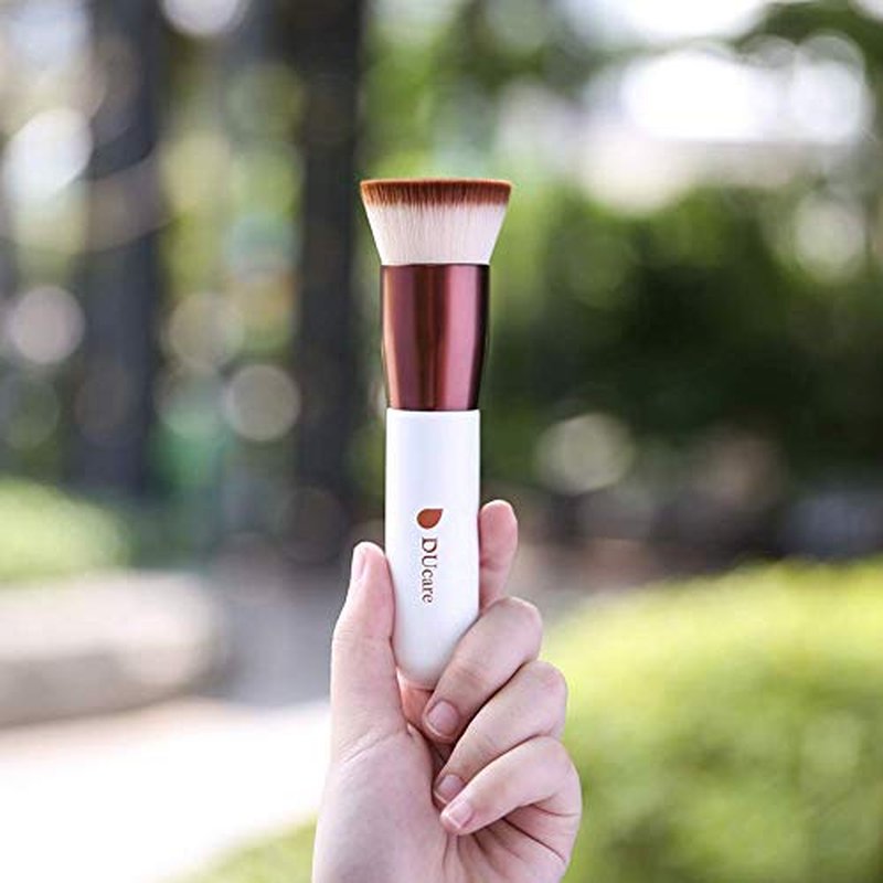 DUcare Flat Top Kabuki Foundation Brush 2pcs