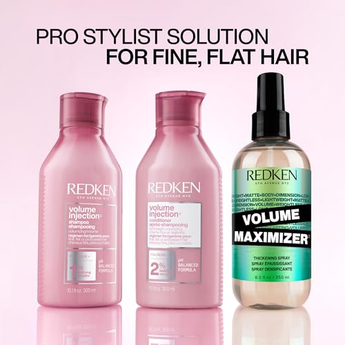 Redken Volume Injection Conditioner for Fine Hair 10.1 Fl Oz Pack of 1 - Adds Lift & Body