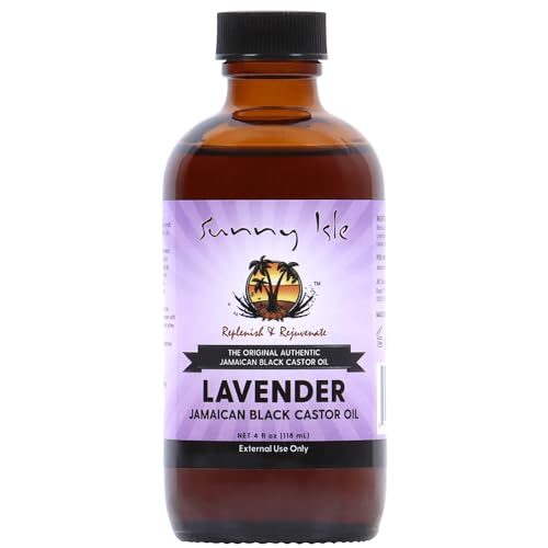 Sunny Isle Lavender Jamaican Black Castor Oil, 4 Ounce