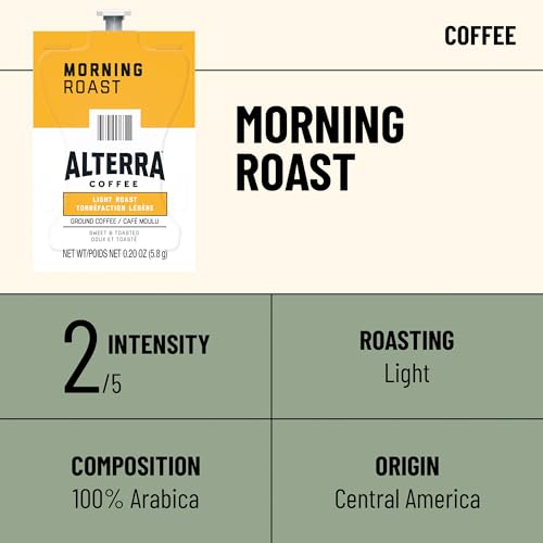Alterra Morning Roast Freshpacks for Flavia Brewers - Case of 100 - Light Roast