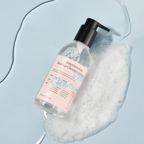 INTERMISSION Rest-Up Cleansing Serum 7.43 fl oz ? Gentle Serum Cleanser for Face, Mild Daily Cleanser with Centella & Panthenol, Non-Stripping Facial Wash for Sensitive Skin, AM & PM Use