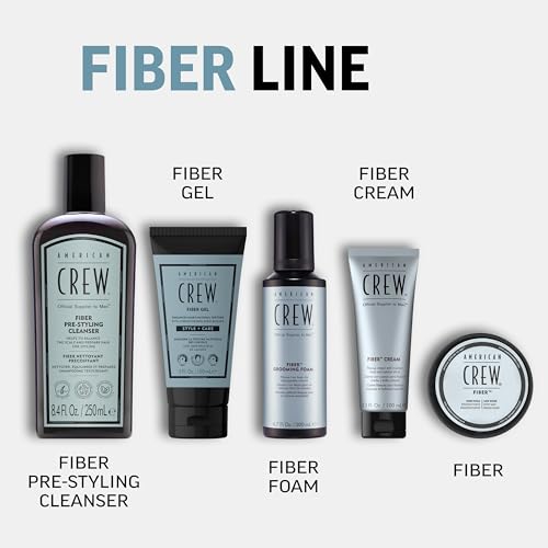Men's Fiber Hair Gel - Medium Hold & Natural Finish, 5 Fl Oz (Pack of 1)