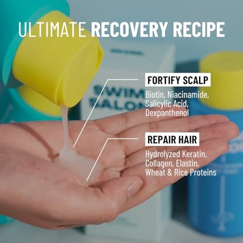 SWIM SALON Chlorine Removal Shampoo for Swimmers, 10.58 oz Pack of 2
