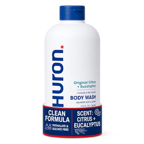 Huron Citrus Eucalyptus Body Wash - Hydrating & Non-Toxic 11.3oz - Variation of THIS listing