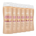 Suave Vanilla Suede Exfoliating Body Wash & Scrub with Glycerin & Vitamin E, Hydrating 6 Pack, 18 FL OZ