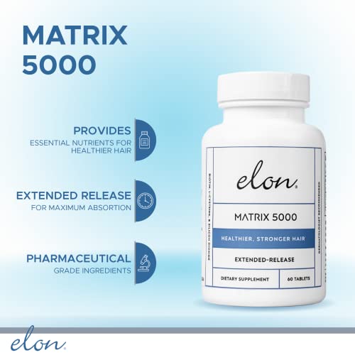 Hair Growth Vitamins for Women - Biotin 5000mcg Extended Release - Pack of 2 (60 Count)