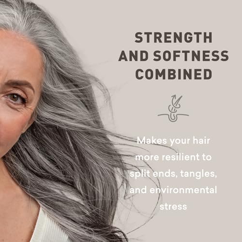 Just Nutritive Gray Hair Conditioner 16oz Pack of 2 - Natural Brightening & Moisturizing