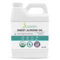 Organic Sweet Almond Oil - Cold Pressed, 32 Fl Oz Natural Body & Hair Oil