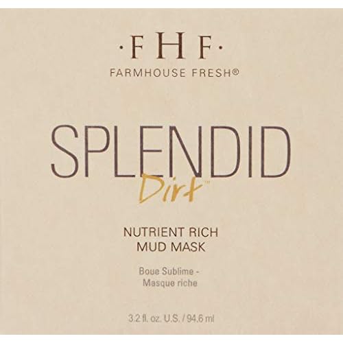FarmHouse Fresh Splendid Dirt Nutrient-Rich Mud Mask , 3.2 Fl Oz (Pack of 1)