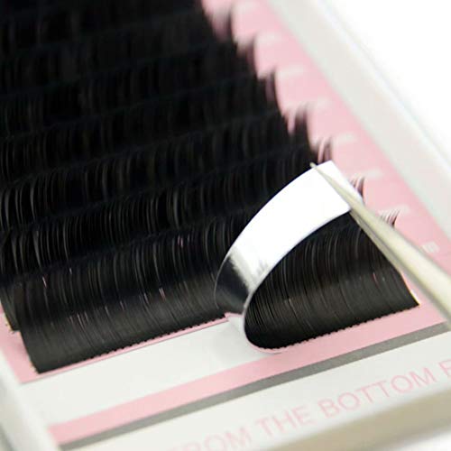 Ellipse Eyelash Extension 0.20 CC Curl 9mm Flat Eyelashes False Mink Individual Eyelash Extension Professional Salon Used by Qeelasee