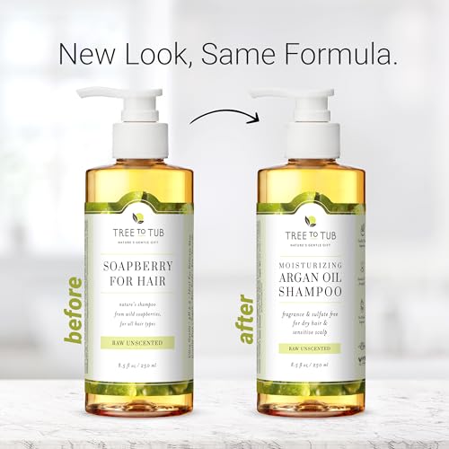 Tree To Tub Unscented Hydrating Shampoo for Sensitive Scalp - 8.5 Fl Oz Pack of 2