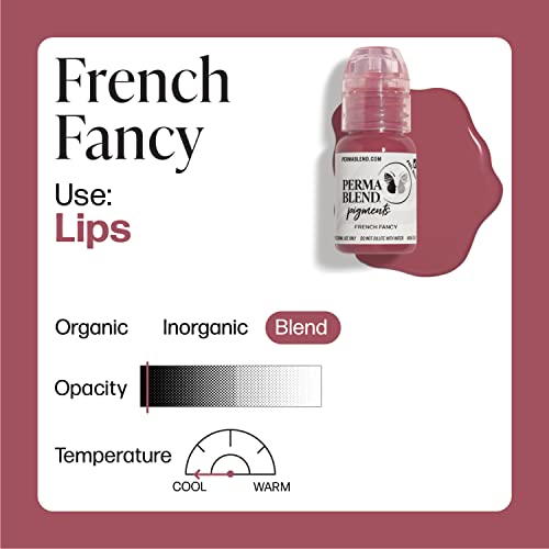 Perma Blend French Fancy Microblading Tattoo Ink 0.5 oz for Lip & Eyeliner