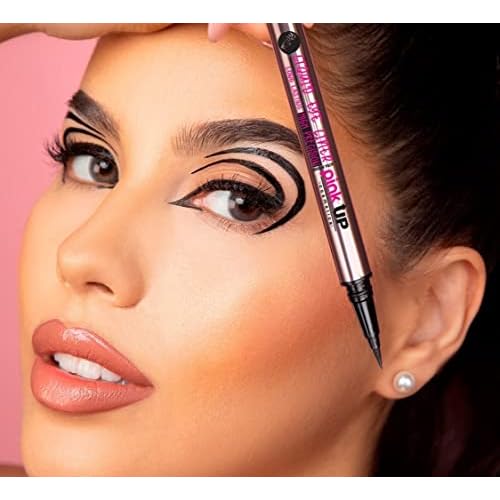 Pink Up Liquid Eye Liner, Ultra Black, Fast Drying, Long Lasting, Matte Finish