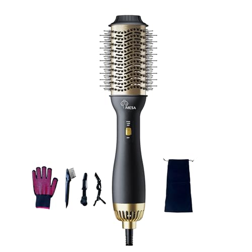 iMESA 4-in-1 Hot Air Brush Dryer Styler 1000W - Volumizer & Straightener