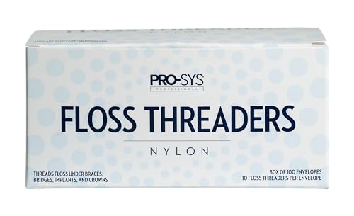 Dental Floss Threaders for Braces Bridges Implants - 1000 Count