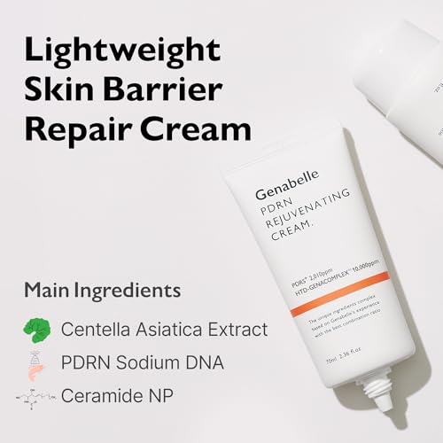 PDRN Rejuvenating Face Moisturizer with Ceramides & Hyaluronic Acid - Skin Elasticity & Glass Skin Effect - 70ml