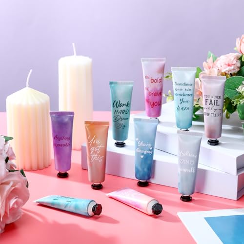 Leelosp 50-Pack Hand Cream Gift Set, Travel Size 1.01 oz Each, 10 Scents for Coworkers