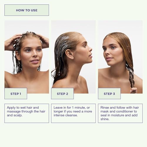 Maria Nila Purifying Cleanse Shampoo 11.8 Fl Oz - Deep Clarifying & Residue Removal