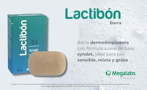 Skin pH 3.5 Syndet Lactibon Soap 120g - Restores Acidic Skin Barrier