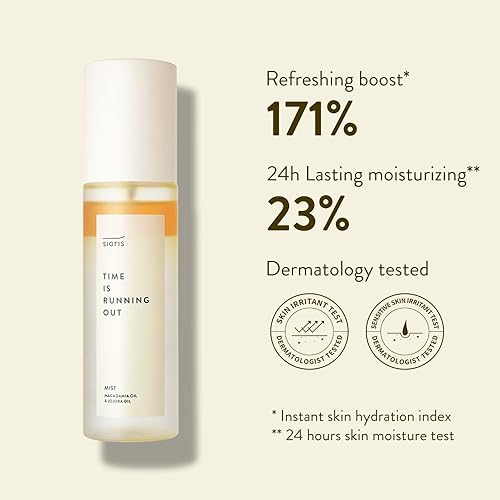 SIORIS Korean Hydrating Face Mist - Citrus Variant, 3.38 Fl Oz Dewy Glass Skin