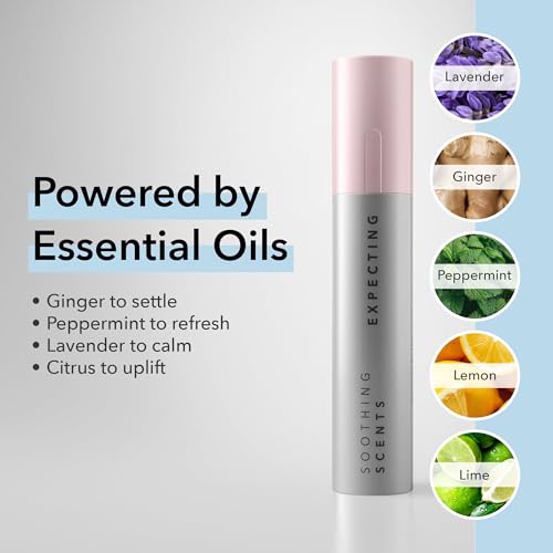 Pregnancy Aromatic Inhaler for Morning Sickness & Nausea - Natural Vapor Nasal Stick, 2.25ml