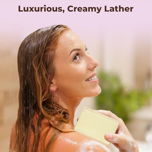 All-Natural Grass-Fed Tallow Soap Bars - Gentle Lavender Scent, Pack of 3