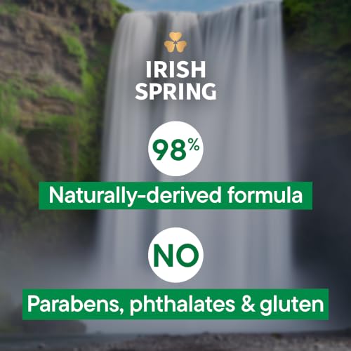Irish Spring Icy Blast Men's Bar Soap Pack of 24 – Fresh Scent, 3.7 oz