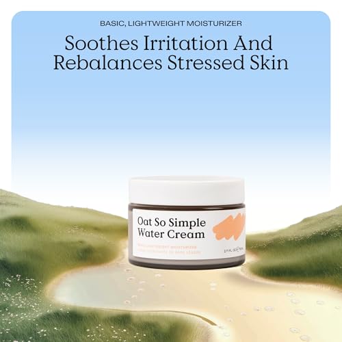 KraveBeauty Oat So Simple Water Cream 80mL - Sensitive Skin Hydrator, Pack of 1