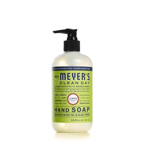 Mrs. MEYER'S Clean Day Liquid Hand Soap 6 Pack Variety Pack, Clementine, Basil, Lavender, Rain Water, Oat Blossom, Lemon Verbena, 12.5 OZ Each, 1 CT