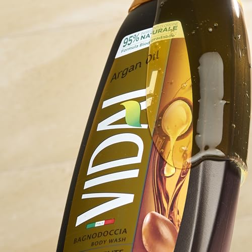 Vidal Docciaschiuma Argan Oil 250ml (8.4 Fl Oz) 1 unit - Made in Italy [italian import]