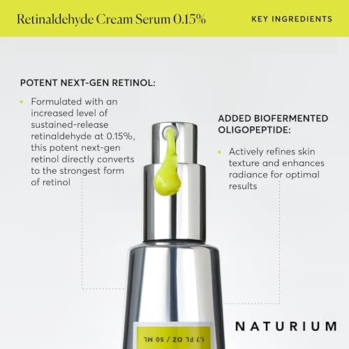 Naturium Retinaldehyde Cream Serum 0.15% for Anti-Aging & Skin Smoothing - 1.7 oz - Variation of THIS listing