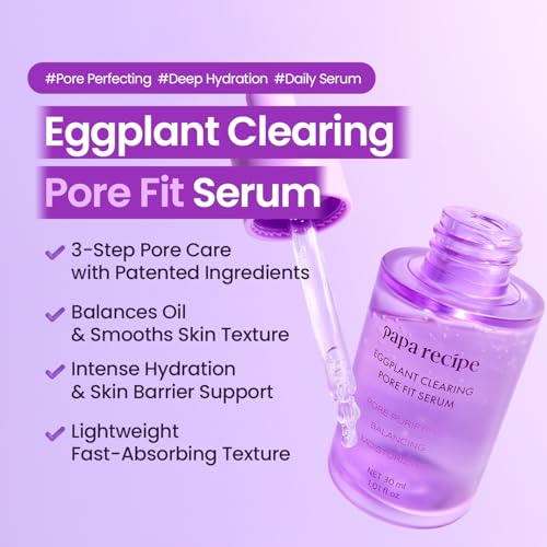 Papa Recipe Pore Fit Serum with Niacinamide & Hyaluronic Acid – Pore-Refining & Hydrating Skincare, 30ml