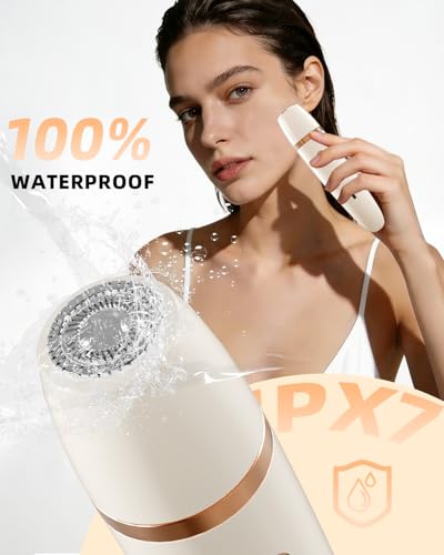 Off-White 3-in-1 Bikini Trimmer for Women with Detachable Heads & Waterproof Design