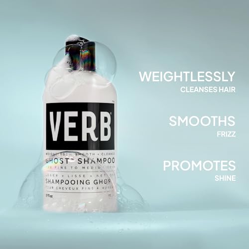 Ghost Shampoo & Conditioner Duo - Weightless Fine Hair Set with Citrus & Violet Scent - Frizz Control & Softness