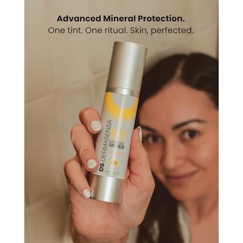 UV-X Mineral Sunscreen SPF 40 ? Broad Spectrum Daily Facial Sunscreen, 1.75 oz (50g) (Lightly Tinted)