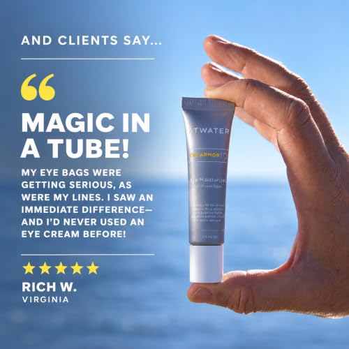 Men's Hydrating Under Eye Cream 0.5 Fl Oz - Reduces Fine Lines & Circles, Lightweight & Vegan