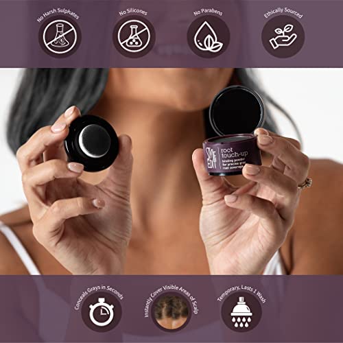 Style Edit Root Touch Up Powder for Black Hair Gray Coverage 1 Count