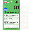 caraseoul Pimple Patches, 2 Size Hydrocolloid Acne Patch for Zits and Blemishes, Bakuchiol & Aloe Vera, Korean Skin Care, Easy to Use ? Dermatology Tested