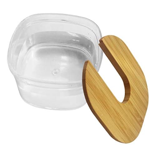 FitSand Bamboo Shaver Rinse Stand Compatible with Skull Shaver Pitbull Gold PRO GX5 Head and face Shaver