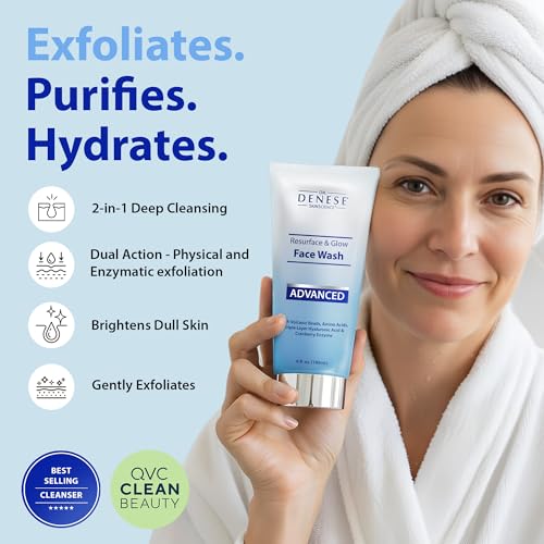Gentle Exfoliating Face Wash with Glycolic Acid for Radiant Skin - 6 oz