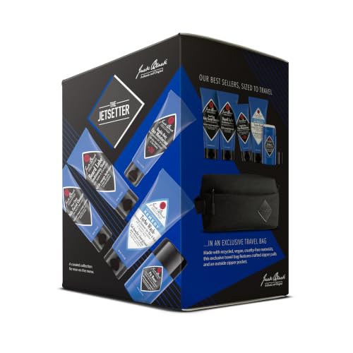 Men's Travel Skincare Set with Luxe Bag - Face, Body & Shaving Essentials